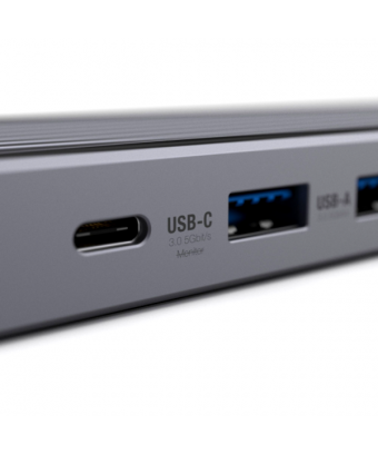 Hub 10 en 1 UNISYNK - Adaptateur multiport - close up view