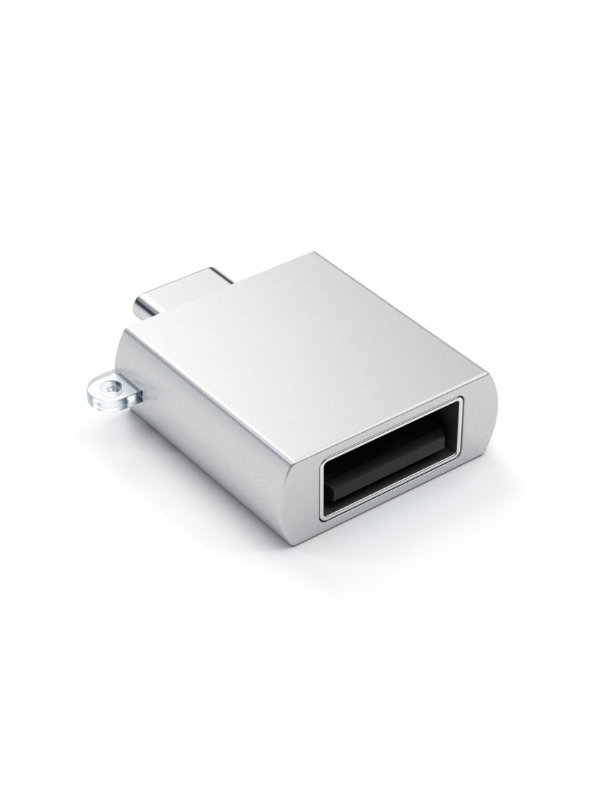Adaptateur Satechi USB 3.0 vers Usb type C, Cable durable Transfert rapide  - Argent - Français