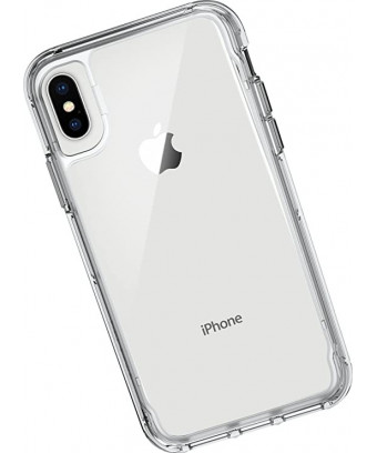 Étui transparent Griffin Technology Survivor compatible avec l'iPhone Xs - transparent