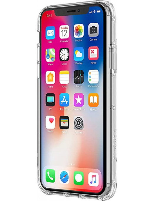 Étui transparent Griffin Technology Survivor compatible avec l'iPhone Xs - transparent