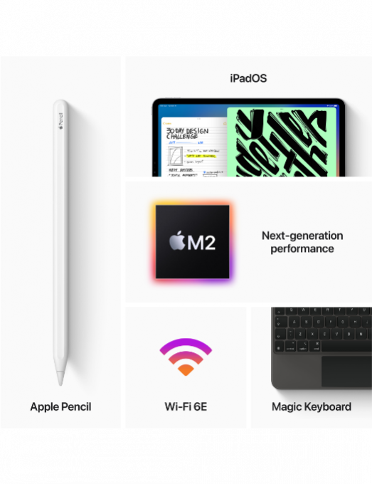 iPad Pro 11 pouces Wi‑Fi 2022 les options