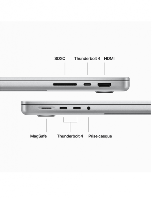 Apple MacBook Pro M3 Pro 14 pouces  Silver