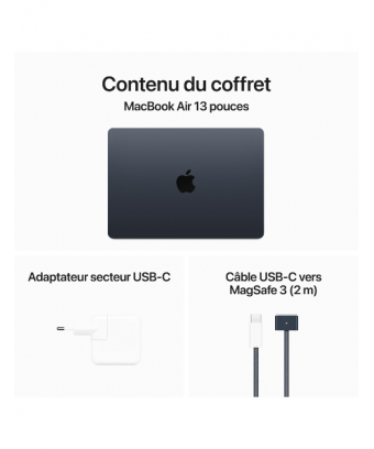 Apple MacBook Air M3 13 Minuit