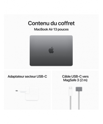 Apple MacBook Air M3 13 Gris sidéral