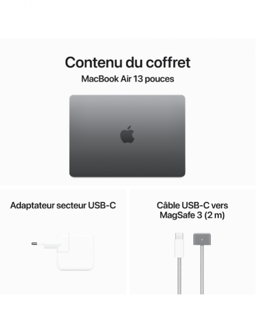 Apple MacBook Air M3 13 Gris sidéral