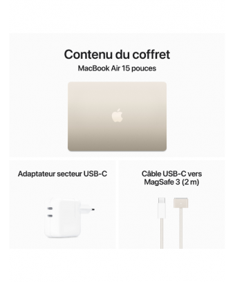 Apple MacBook Air M3 15 starlight