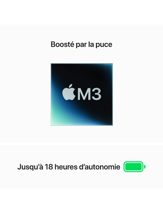 Apple MacBook Air M3 15 minuit