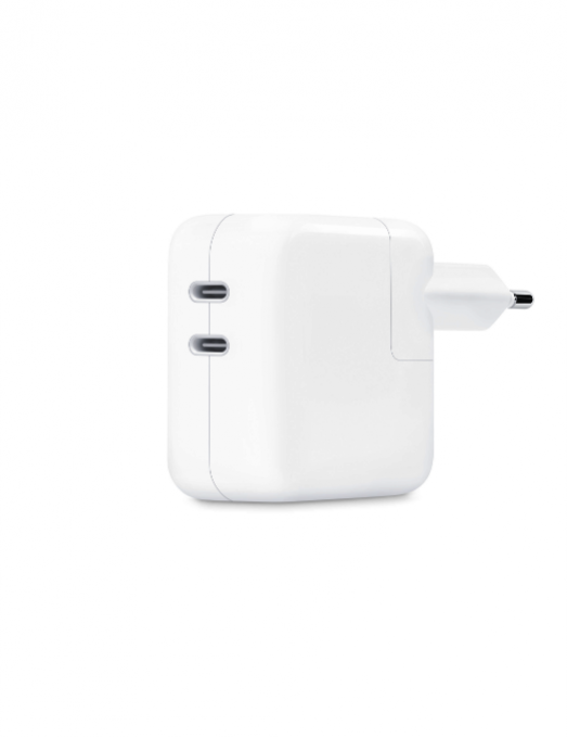 Adaptateur secteur double port USB-C 35 W