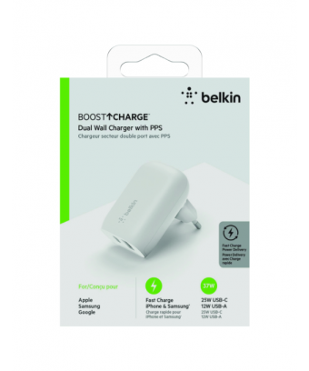 Chargeur secteur Belkin USB-C et USB-A