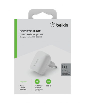 Chargeur USB-C Belkin 20 W