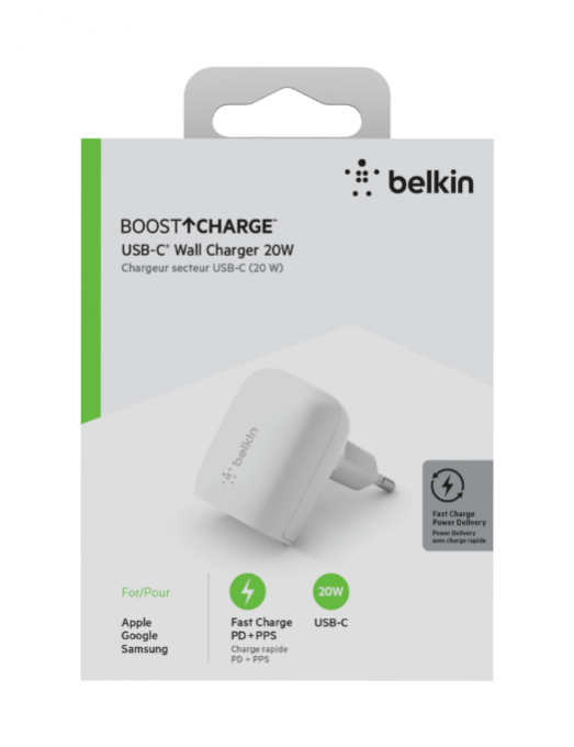 Chargeur USB-C Belkin 20 W