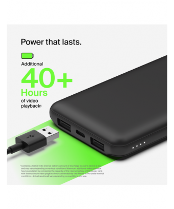 Power bank boostcharge 3 ports 10k