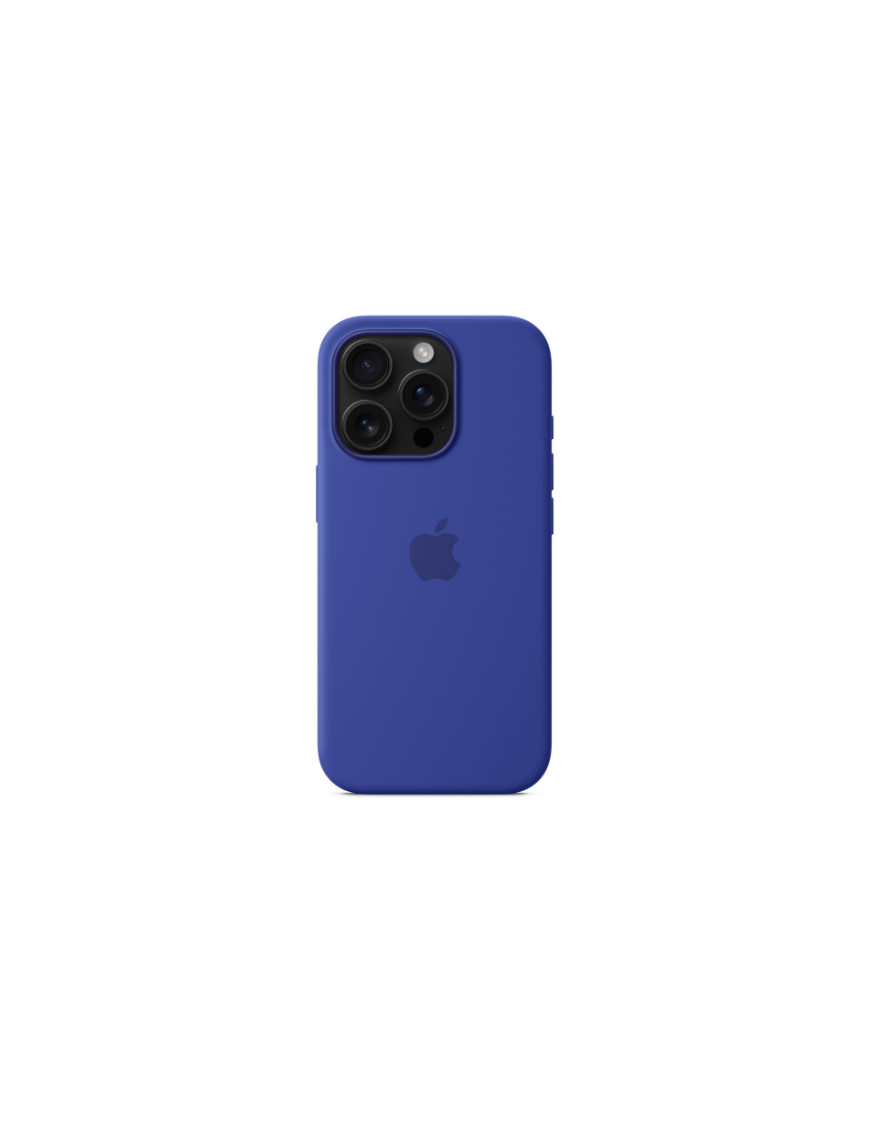 Coque en silicone avec MagSafe pour iPhone 16 - Outremer