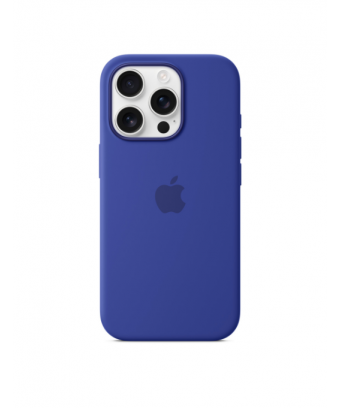 Coque en silicone avec MagSafe pour iPhone 16 Pro - Outremer