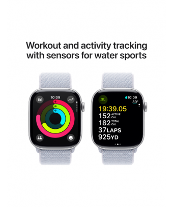 Apple Watch Series 10 GPS 46 mm Aluminium Argent