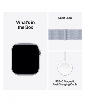 Apple Watch Series 10 GPS 46 mm Aluminium Argent