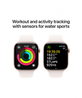 Apple Watch Series 10 GPS 42 mm Aluminium Rose Or