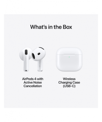 AirPods 4 avec réduction active de bruit