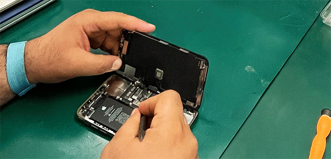 reparation de l'iPhone